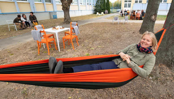 Nová oddychová zóna univerzity