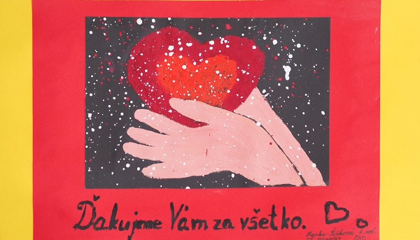 Odkaz detí zdravotníkom počas pandémie