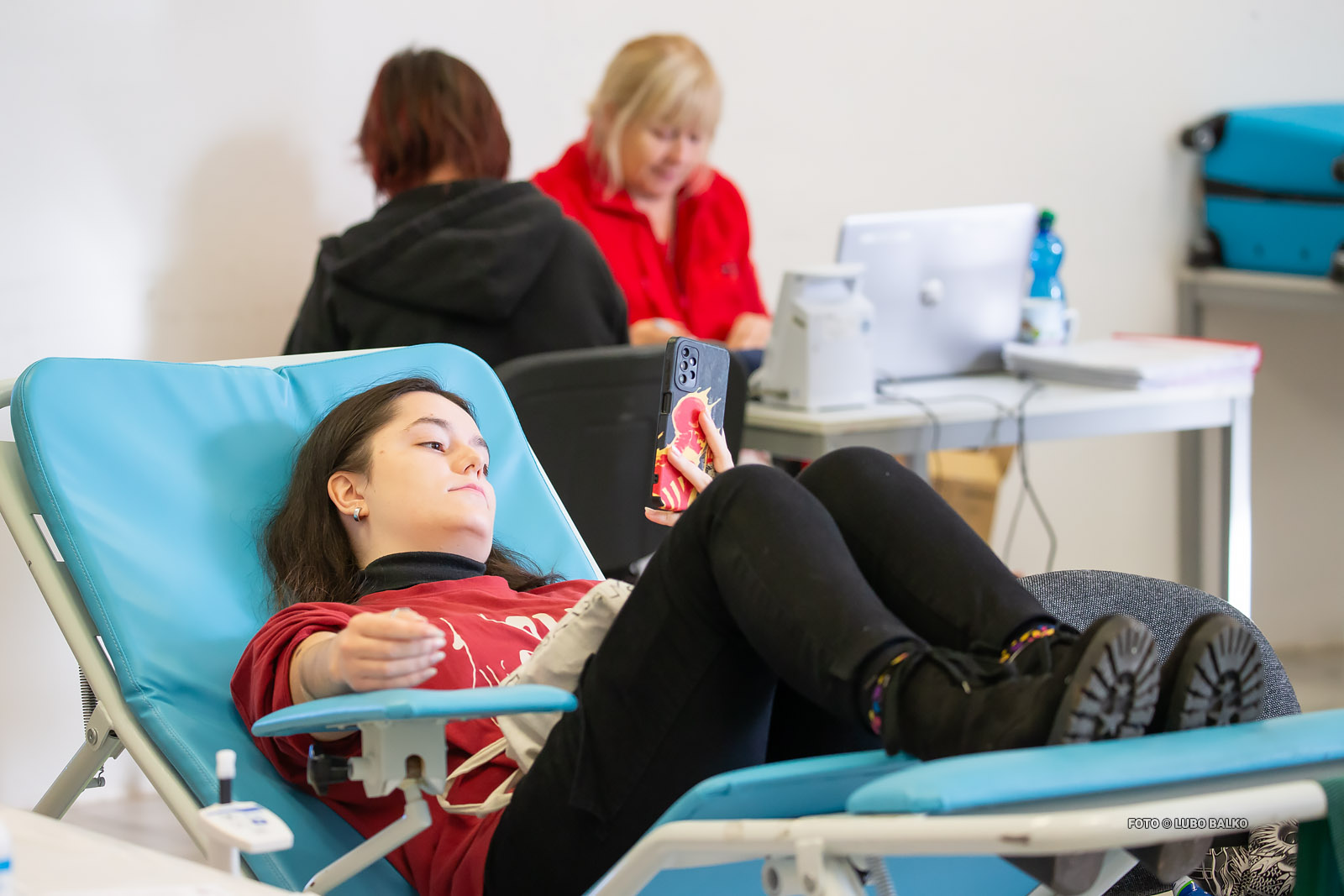 Univerzitná kvapka krvi: krv darovalo 44 ľudí 2 FSVaZ UKK2411 02w
