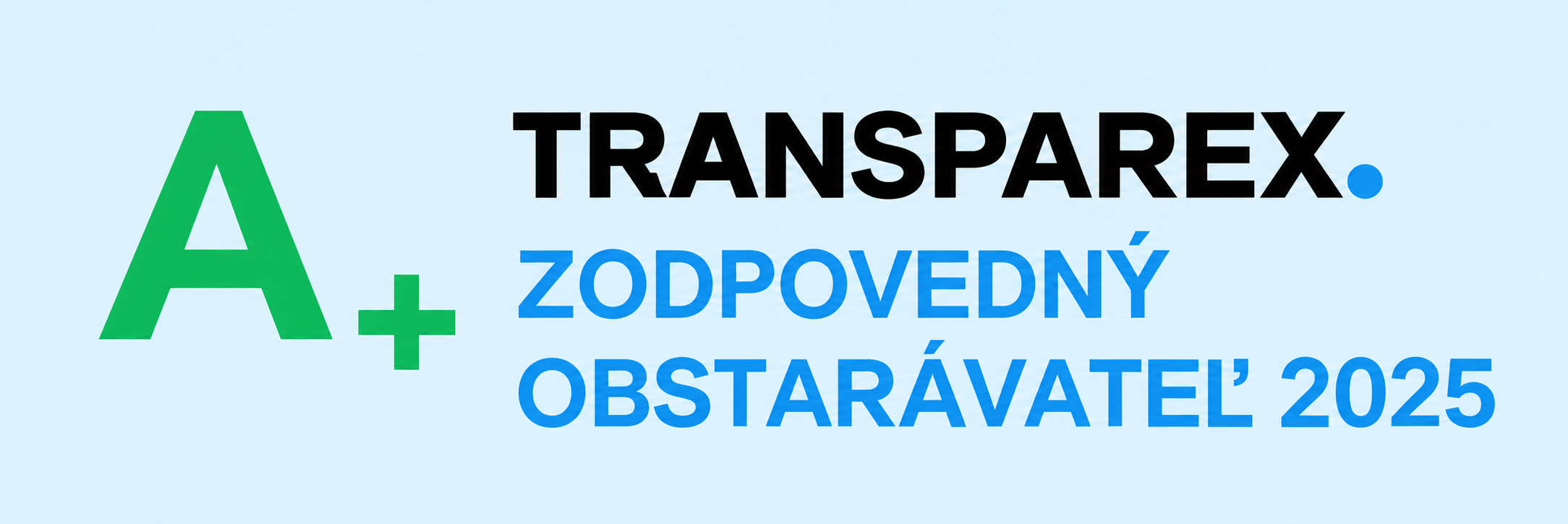 Získali sme ocenenie Zodpovedný obstarávateľ 1 Získali sme ocenenie Zodpovedný obstarávateľ